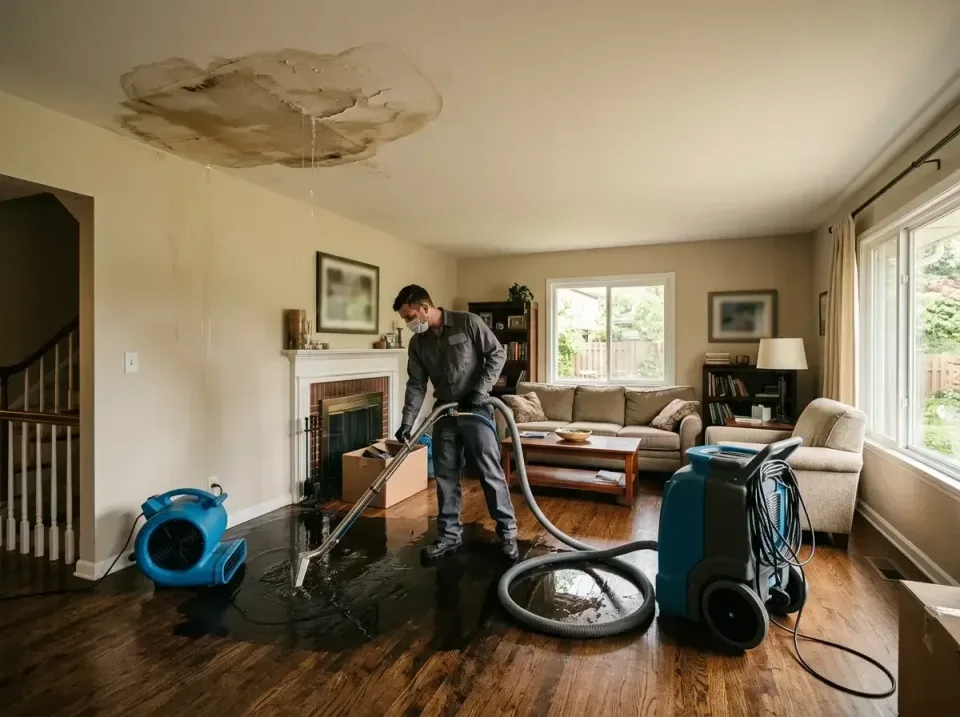 attic-pipe-burst-ceiling-drip-008 — frequently asked questions, Water Damage Restoration & Carpet Care in Somers, WI